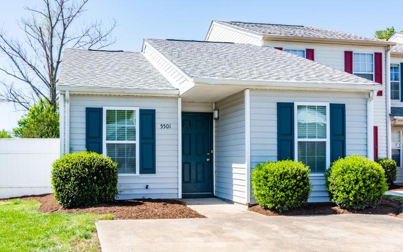 a house with a garage